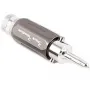 Разъем акустический Black Rhodium Banana plug Rhodium plated 4 mm white